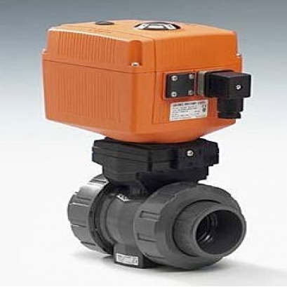 2-way electric plastic ball valve