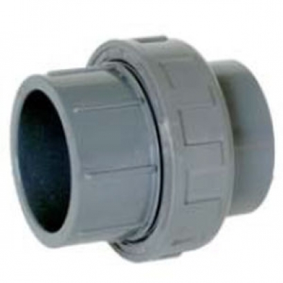 3-piece plastic fitting