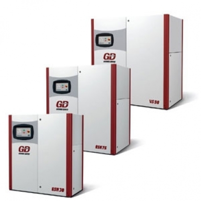 Energy saving screw compressor (stationary)