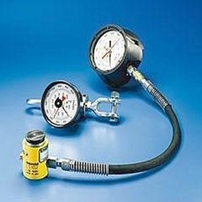 Hydraulic compression load cell