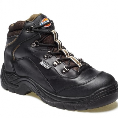 Leather safety boots