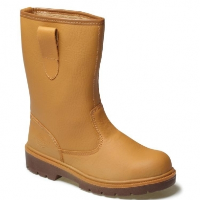 Leather safety boots