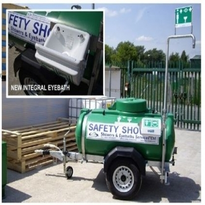 Mobile safety shower