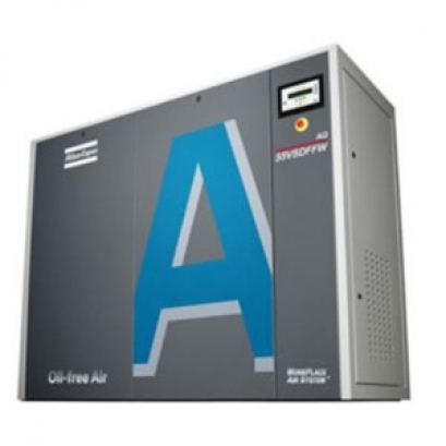 Oil free water-injected screw compressor (stationary)