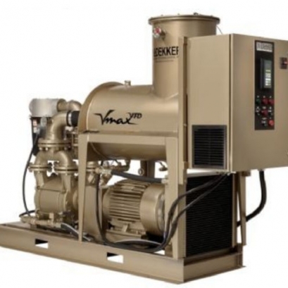 Oil sealed liquid ring pump vacuum unit