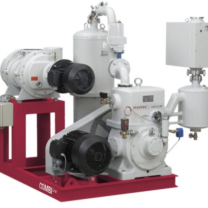 Roots pump vacuum unit