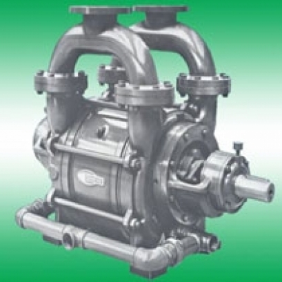 Single-stage liquid ring air compressor
