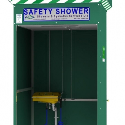 Tank safety shower