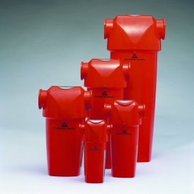Coalescing compressed air filter