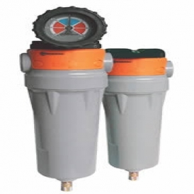 Coalescing compressed air filter