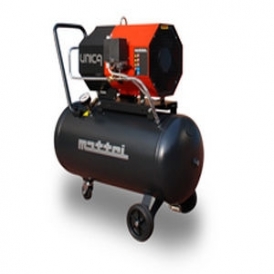 Compact rotary vane air compressor