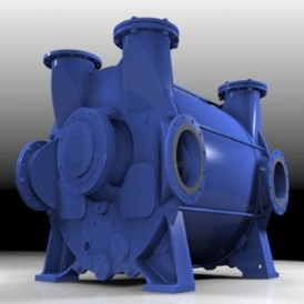 Corrosion resistant liquid ring vacuum pump