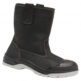 Leather safety boots