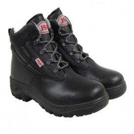 Leather safety boots
