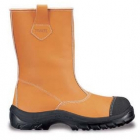 Leather safety boots