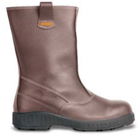 Leather safety boots