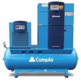 Lubricated screw compressor (stationary)