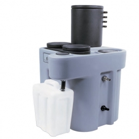 Oil-condensate separator for compressed air