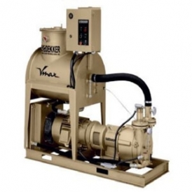 Oil sealed liquid ring pump vacuum unit