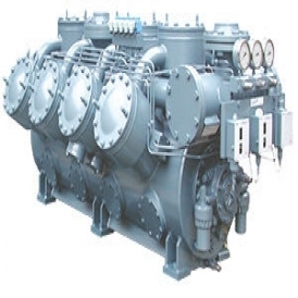 Open reciprocating refrigeration compressor