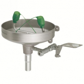 Pedestal safety eyewash station