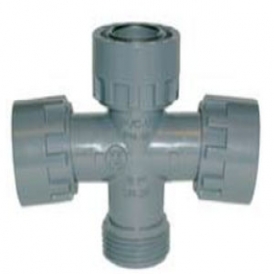 Plastic cross ring coupling
