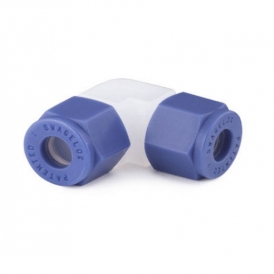 Plastic push-in elbow fitting