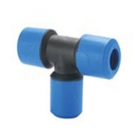 Plastic push-in tee fitting