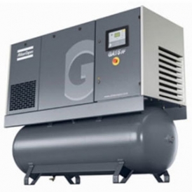 Screw compressor with oil injection (stationary)