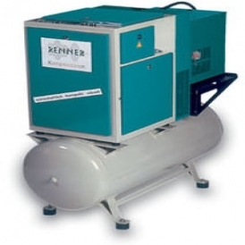 Screw compressor with refrigerant dryer (stationary)