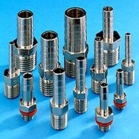 Stainless steel barbed coupling
