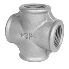Threaded cross fitting