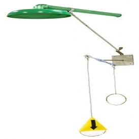 Wall mount safety shower